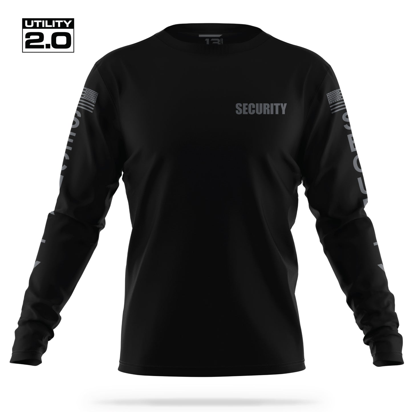 [SECURITY] Men's Utility 2.0 Long Sleeve [BLK/GRY]-13 Fifty Apparel