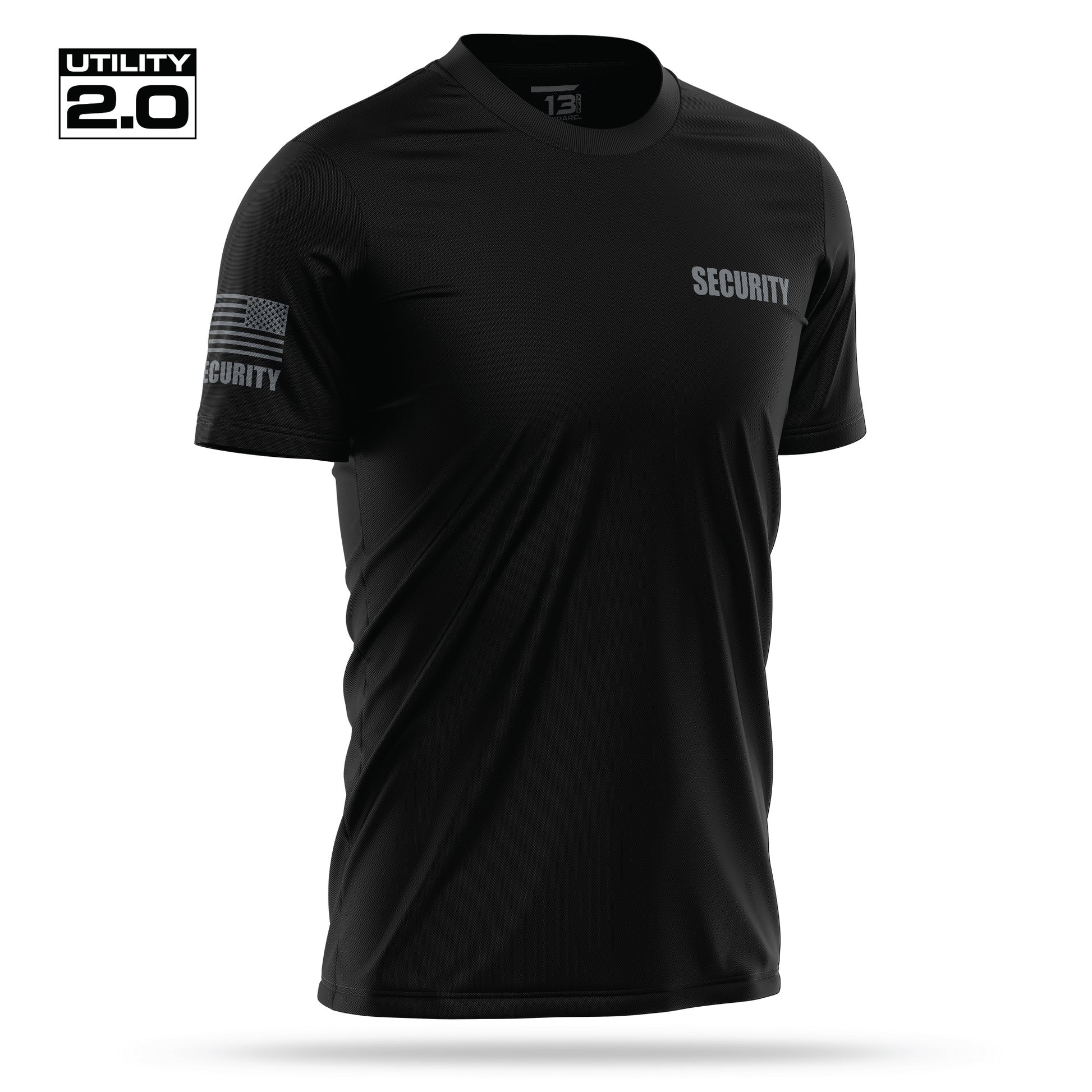 [SECURITY] Men's Utility 2.0 Short Sleeve [BLK/GRY]-13 Fifty Apparel