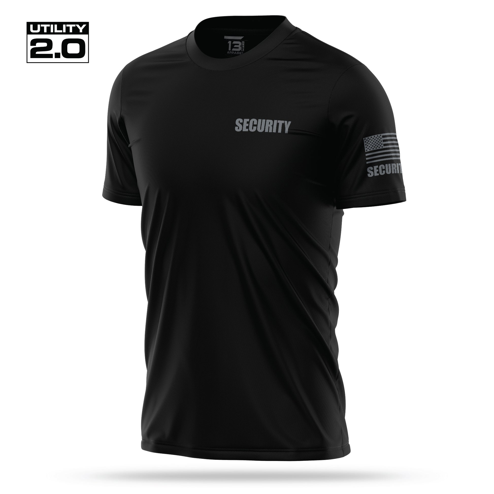 [SECURITY] Men's Utility 2.0 Short Sleeve [BLK/GRY]-13 Fifty Apparel
