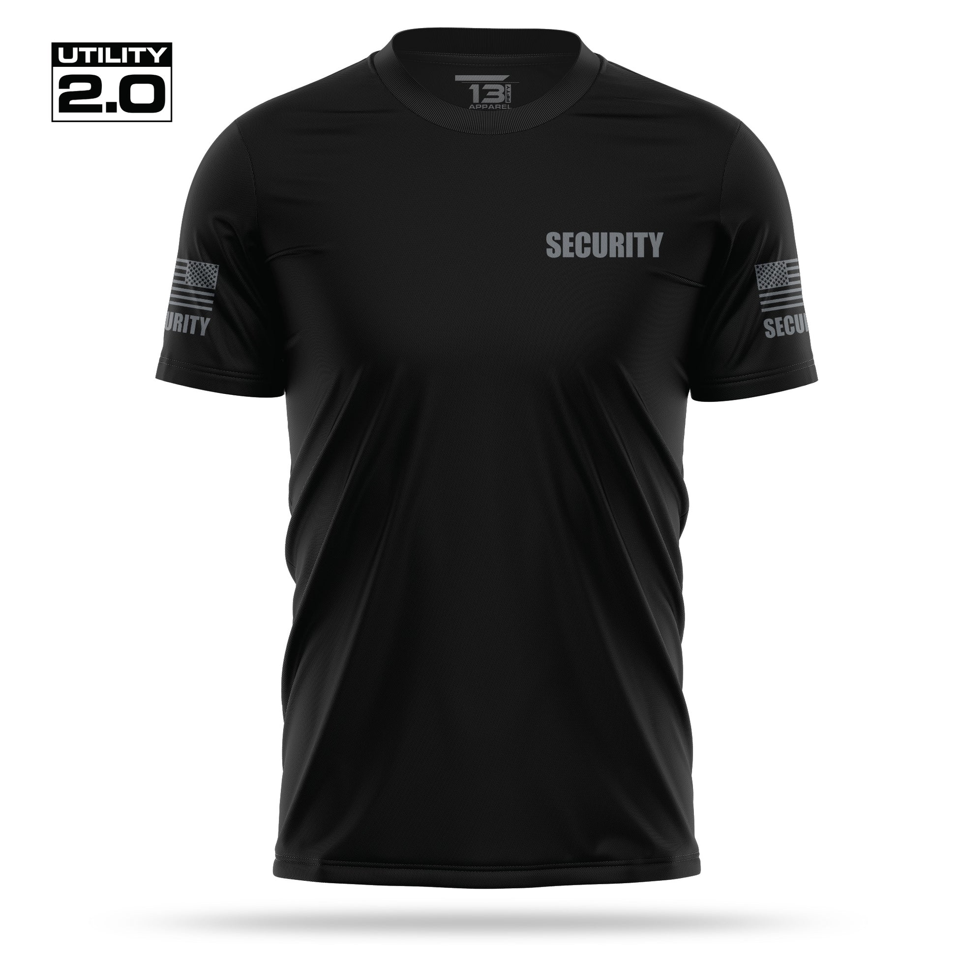 [SECURITY] Men's Utility 2.0 Short Sleeve [BLK/GRY]-13 Fifty Apparel