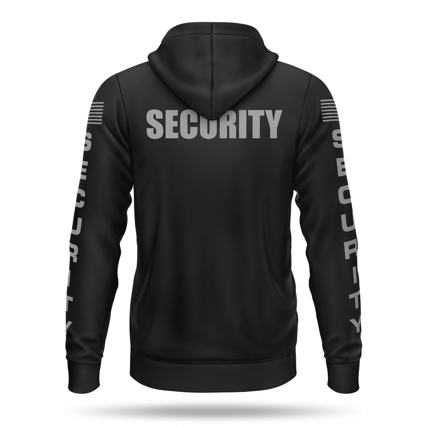 [SECURITY] Performance Full-Zip Hoodie [BLK/GRY]﻿﻿﻿-13 Fifty Apparel