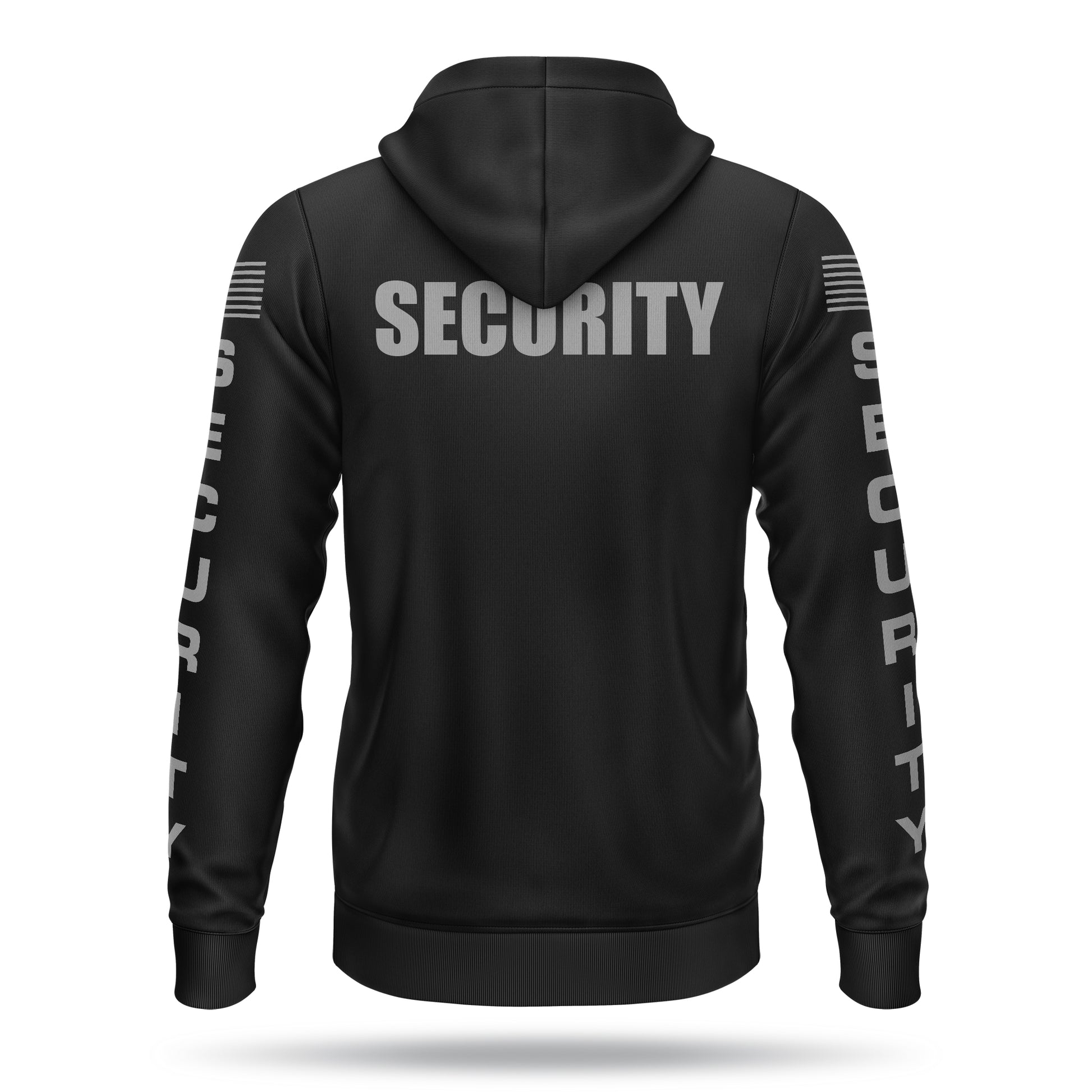 [SECURITY] Performance Full-Zip Hoodie [BLK/GRY]﻿﻿﻿-13 Fifty Apparel