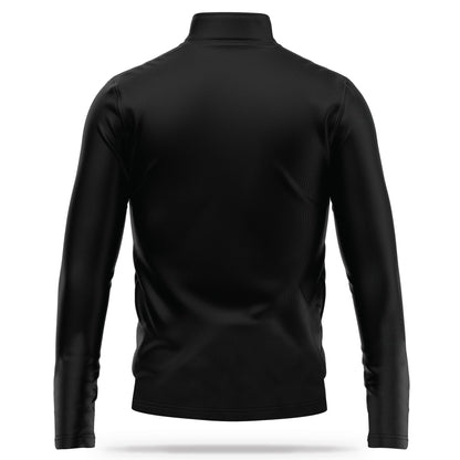 [SECURITY] Performance Quarter Zip [BLK/GRY]-13 Fifty Apparel