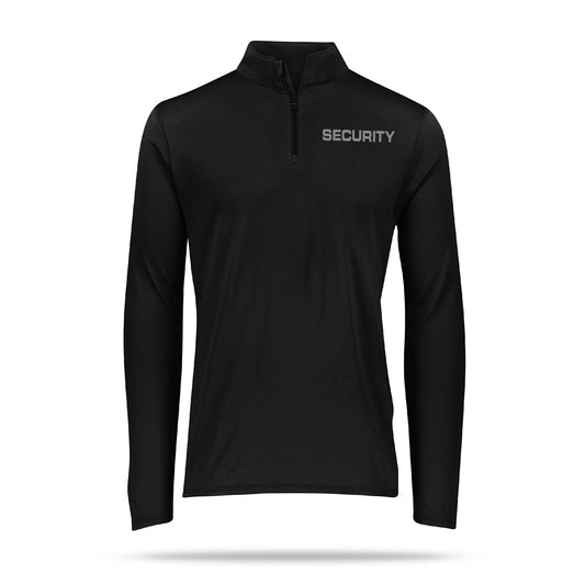 [SECURITY] Performance Quarter Zip [BLK/GRY]-13 Fifty Apparel