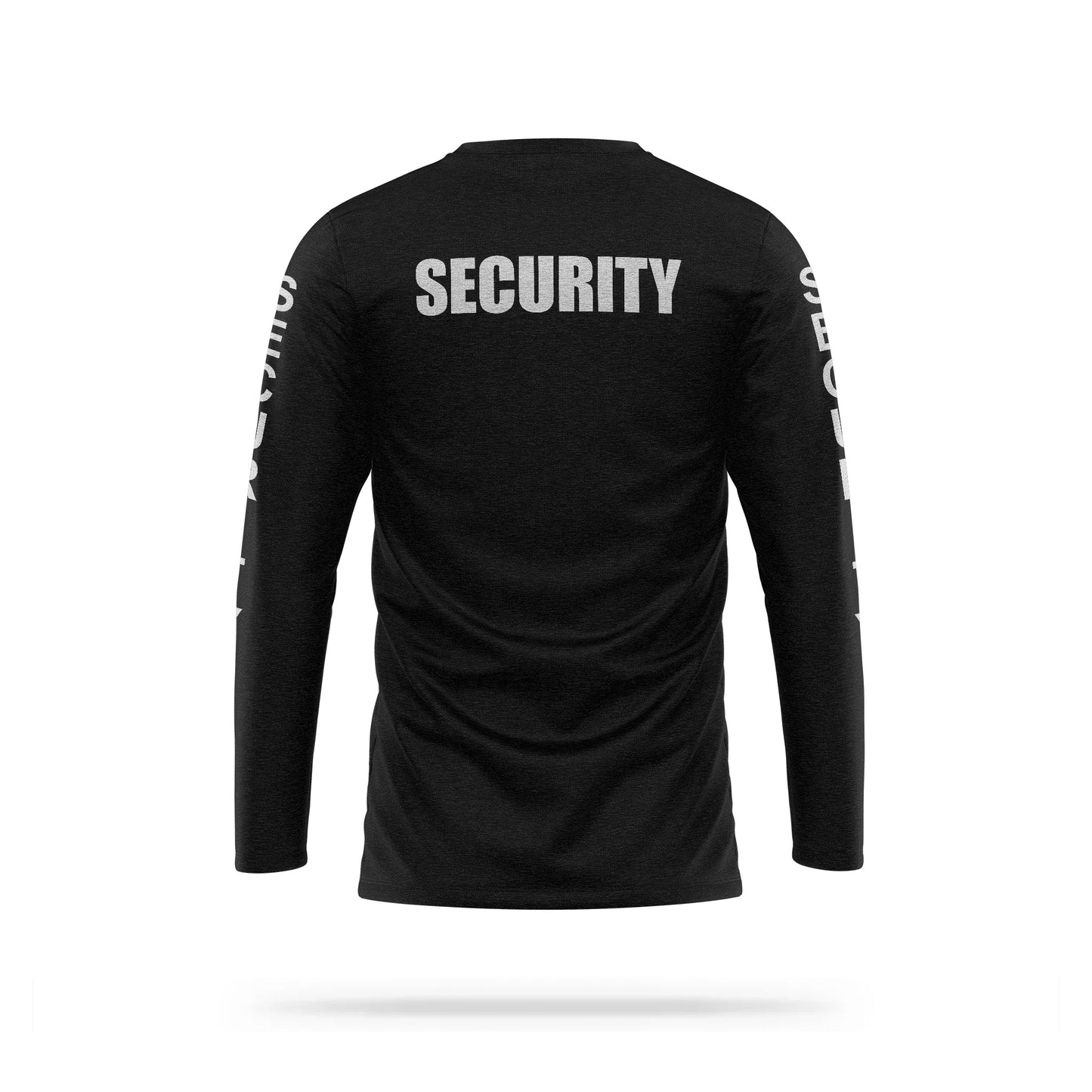 [SECURITY] Reflective Cotton Blend Long Sleeve [BLK/REF]-13 Fifty Apparel