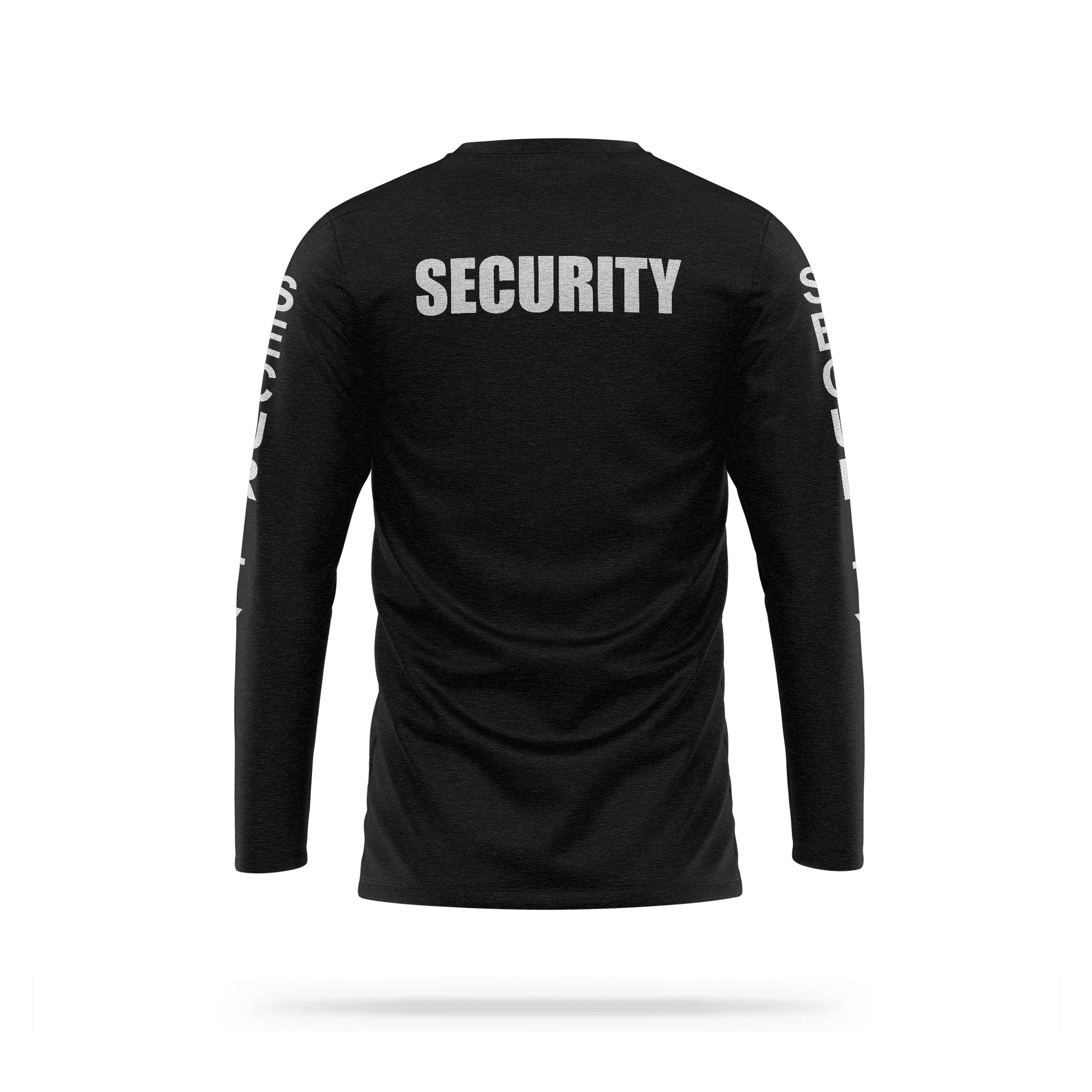 [SECURITY] Reflective Cotton Blend Long Sleeve [BLK/REF]-13 Fifty Apparel