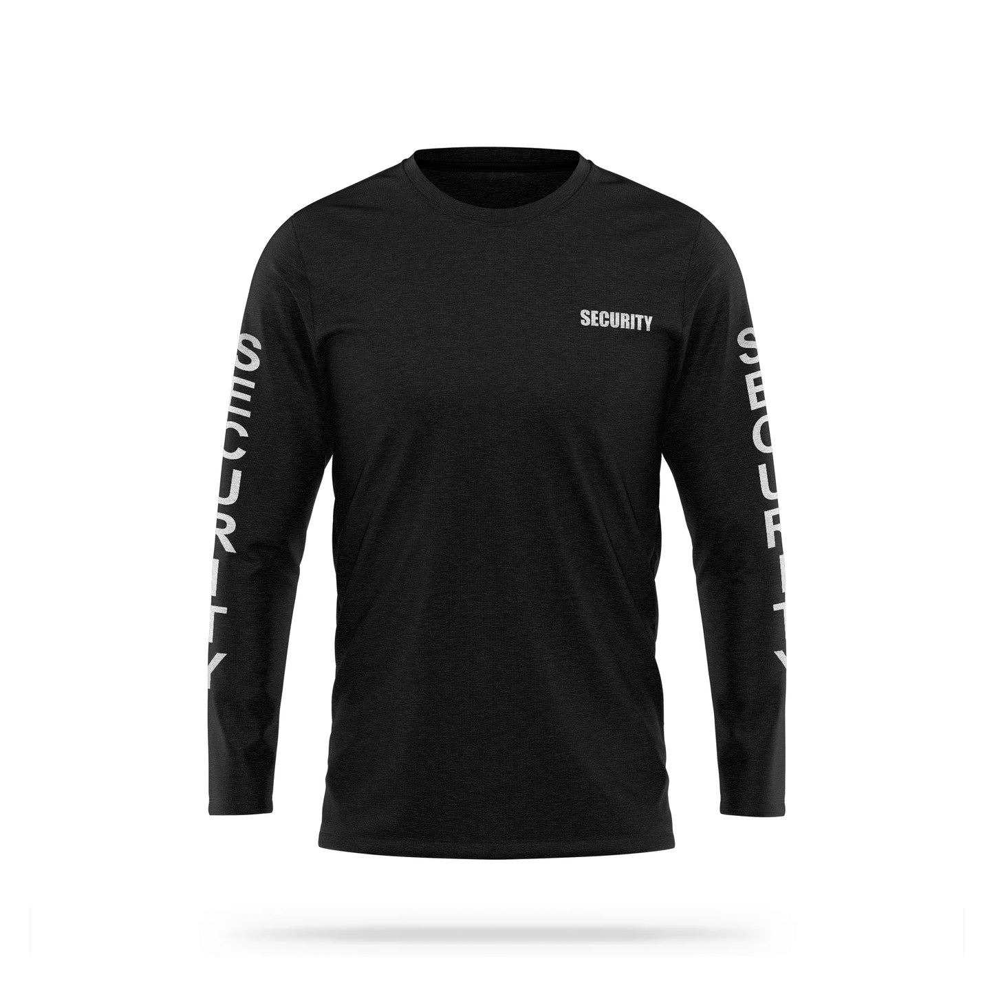 [SECURITY] Reflective Cotton Blend Long Sleeve [BLK/REF]-13 Fifty Apparel