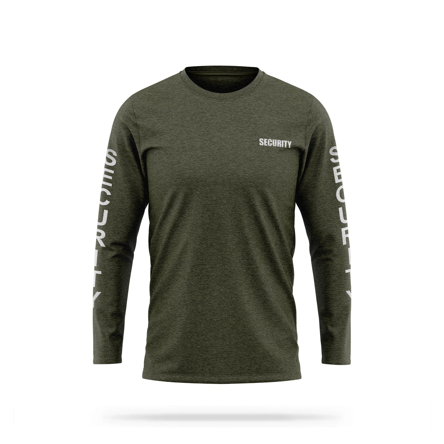 [SECURITY] Reflective Cotton Blend Long Sleeve [GRN/REF]-13 Fifty Apparel