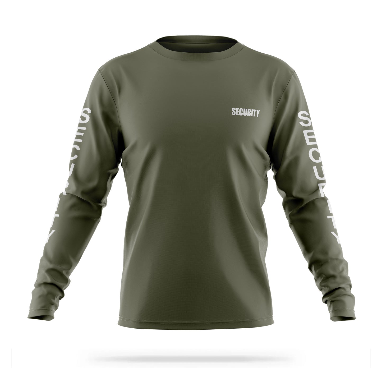 [SECURITY] Reflective Men's Utility Long Sleeve [GRN/REF] 13 Fifty Apparel 