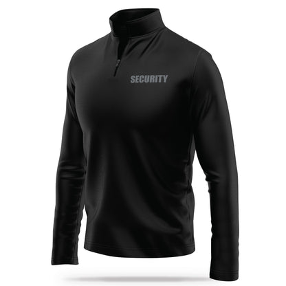 [SECURITY] Reflective Performance Quarter Zip [BLK/REF]-13 Fifty Apparel