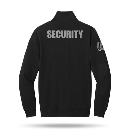 [SECURITY] Tough Fleece Quarter Zip [BLK/GRY]﻿﻿﻿-13 Fifty Apparel