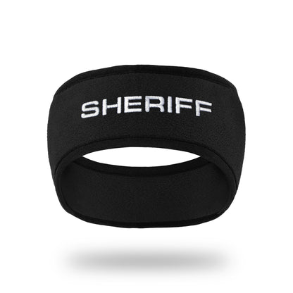 [SHERIFF] Cold-Weather Headband [BLK/WHT]-13 Fifty Apparel