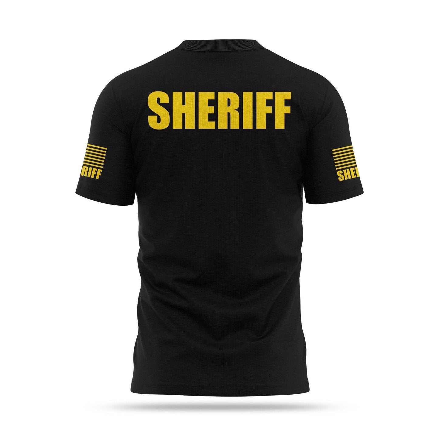 [SHERIFF] Cotton Blend Shirt [BLK/GLD]-13 Fifty Apparel