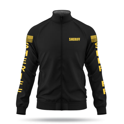 [SHERIFF] Defender Jacket [BLK/GLD]-13 Fifty Apparel