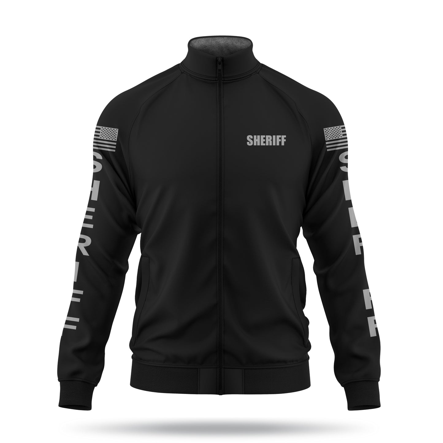 [SHERIFF] Defender Jacket [BLK/GRY]﻿-13 Fifty Apparel