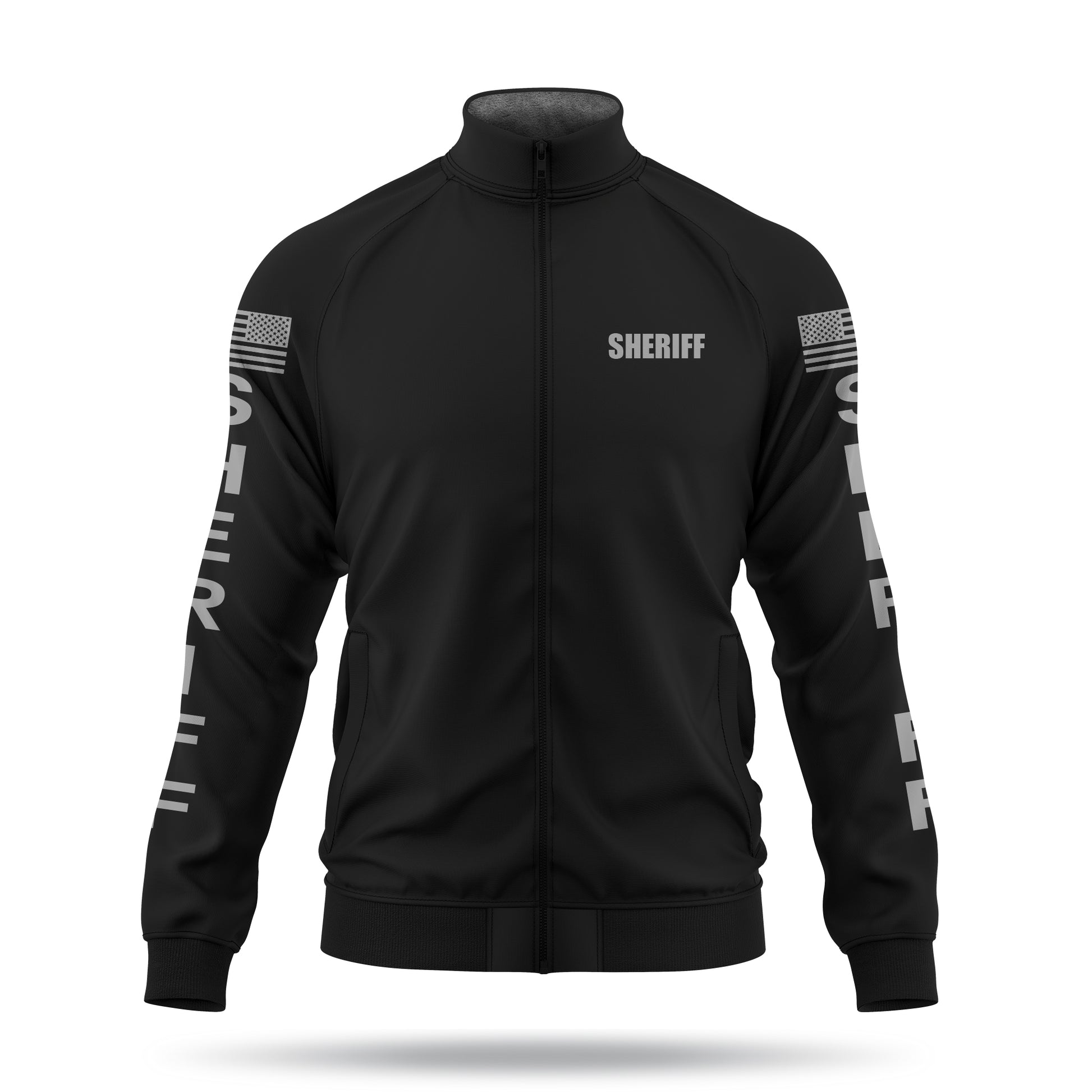 [SHERIFF] Defender Jacket [BLK/GRY]﻿-13 Fifty Apparel