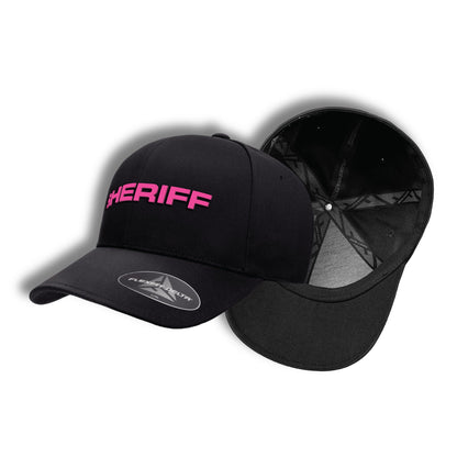 [SHERIFF] Flexfit Delta® Cap [BLK/PNK]-13 Fifty Apparel