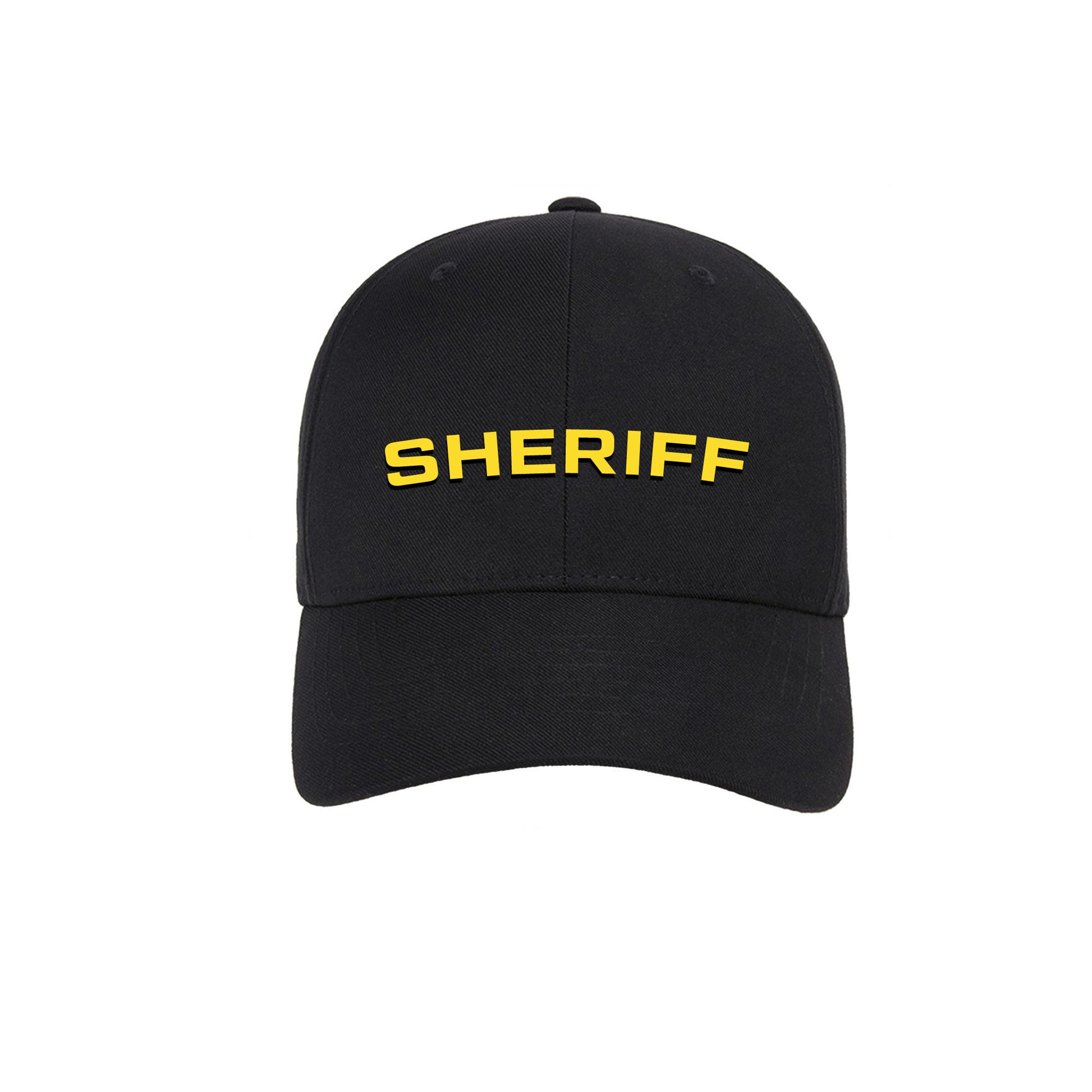 [SHERIFF] Flexfit® Adjustable Cap [BLK/GLD]-13 Fifty Apparel