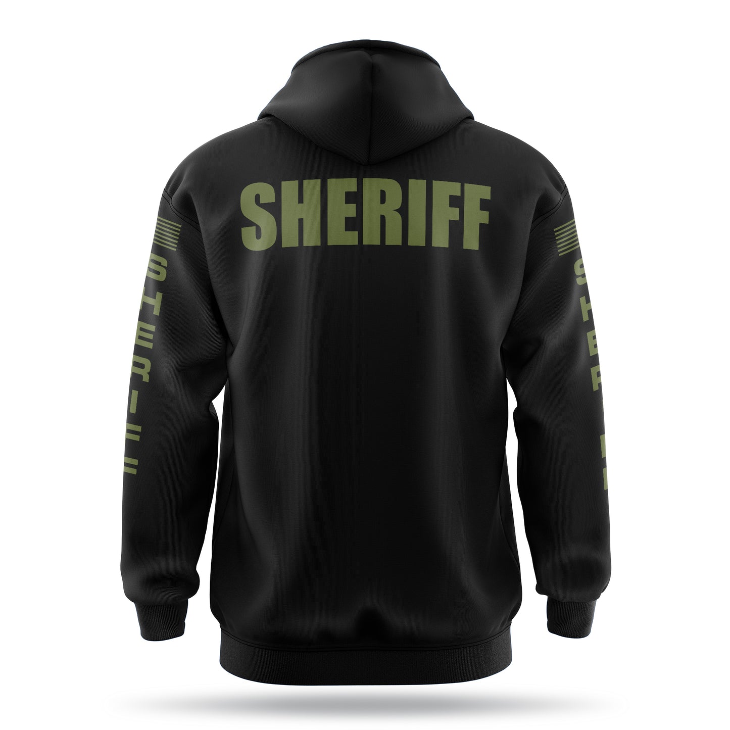 [SHERIFF] ﻿Heavy Blend Hoodie [BLK/GRN]-13 Fifty Apparel