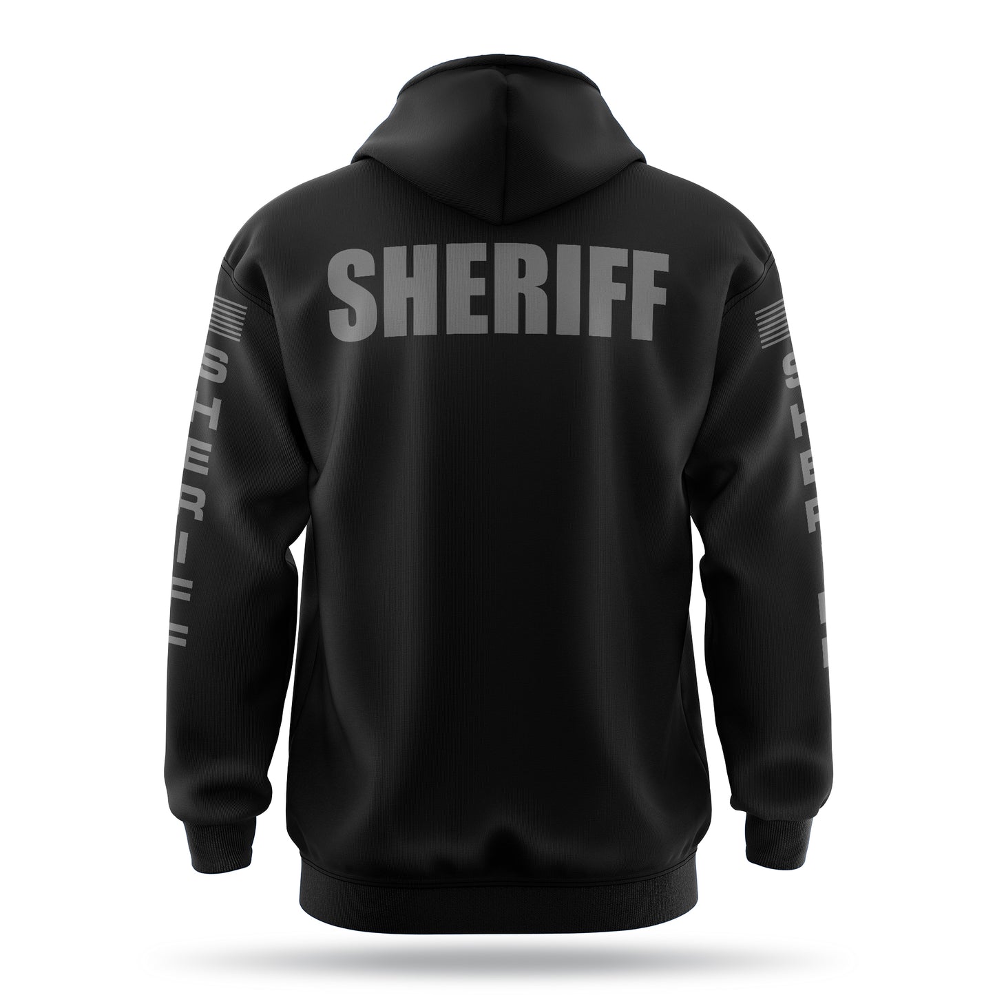 [SHERIFF] ﻿Heavy Blend Hoodie [BLK/GRY]-13 Fifty Apparel