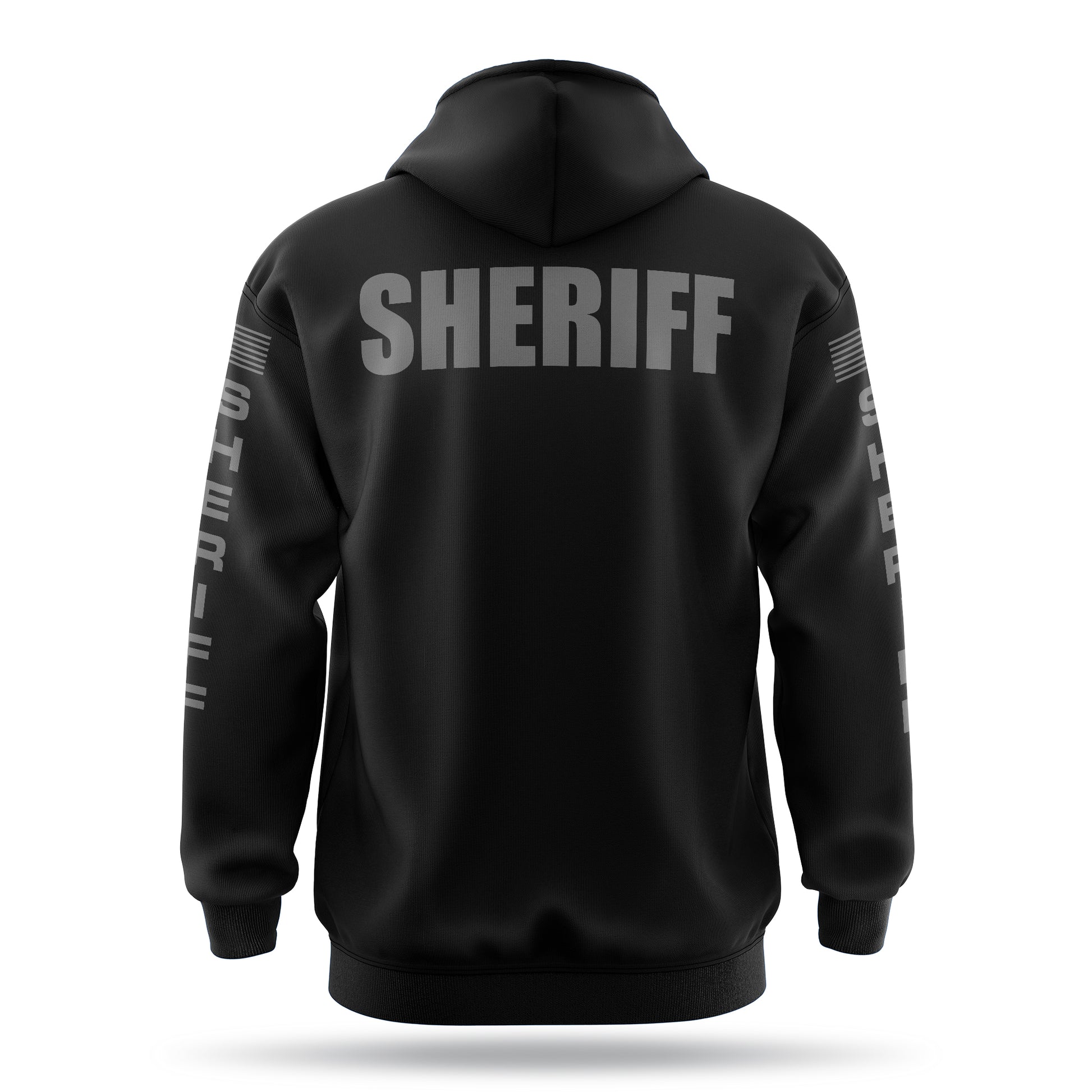 [SHERIFF] ﻿Heavy Blend Hoodie [BLK/GRY]-13 Fifty Apparel