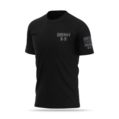 [SHERIFF K9] Cotton Blend Shirt [BLK/GRY]-13 Fifty Apparel