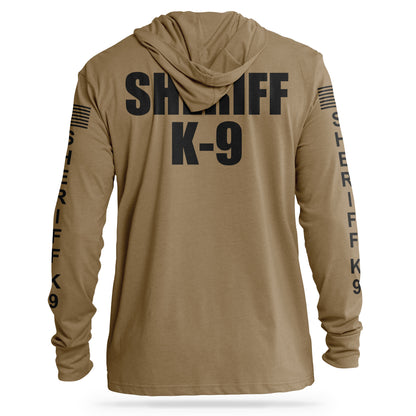 [SHERIFF K9] Cotton Hooded Tee [CYT/BLK]-13 Fifty Apparel