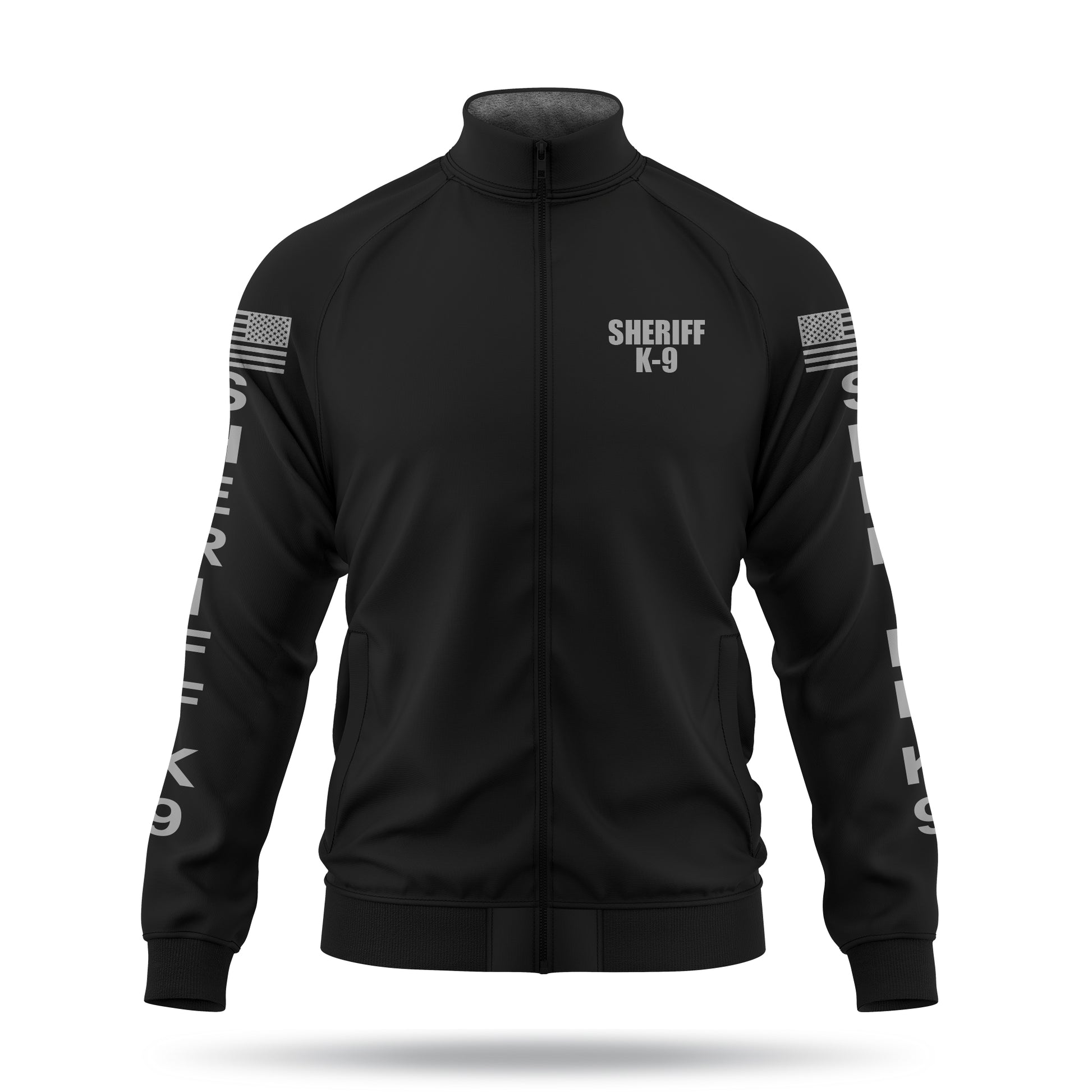 [SHERIFF K9] Defender Jacket [BLK/GRY]﻿-13 Fifty Apparel