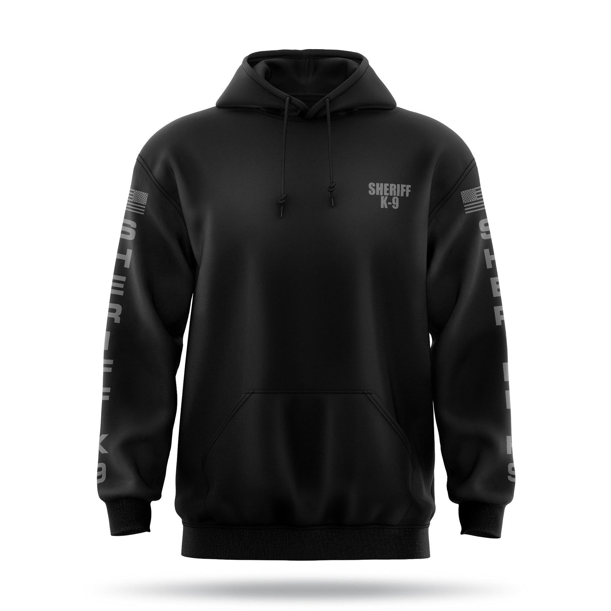 [SHERIFF K9] Heavy Blend Hoodie [BLK/GRY]-13 Fifty Apparel