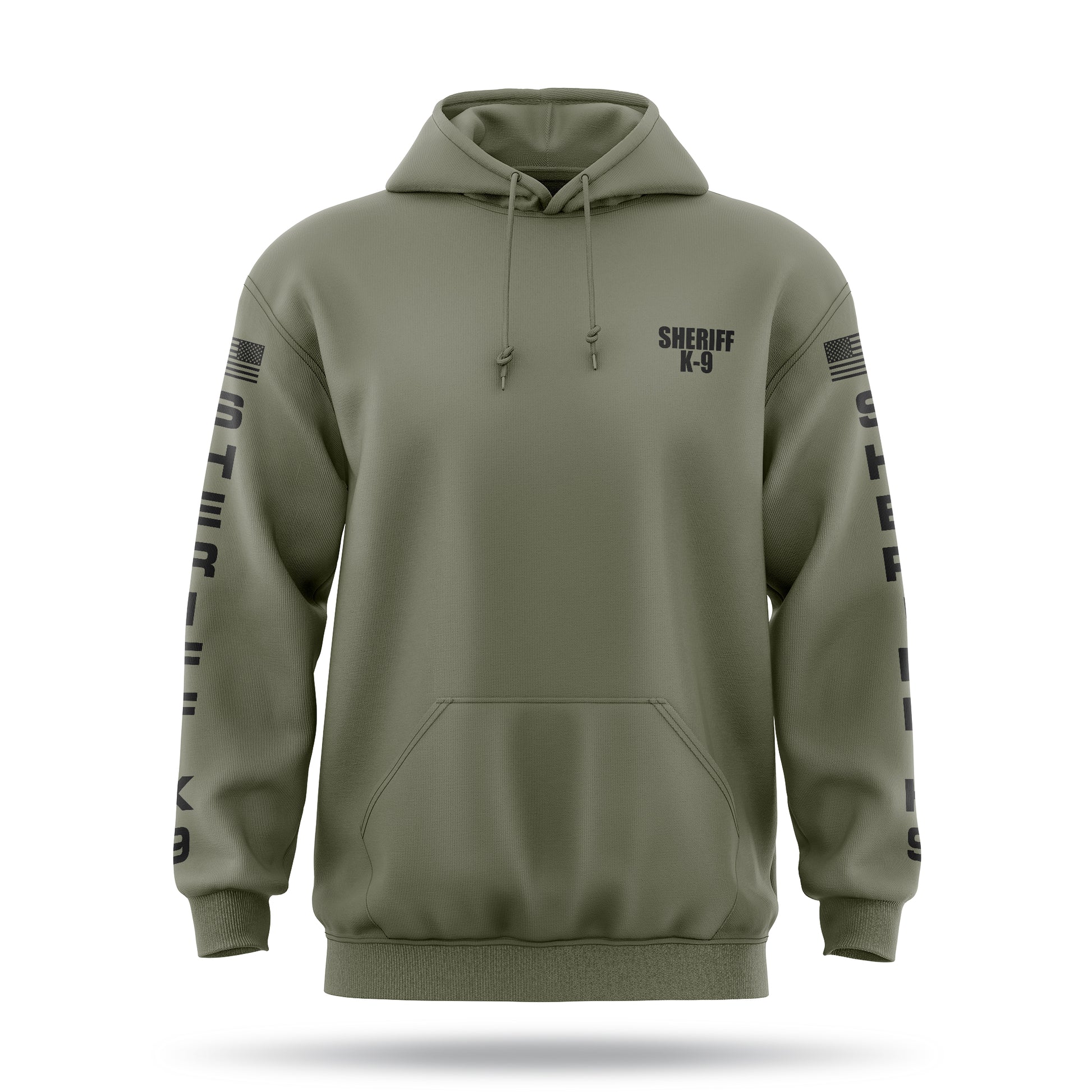 [SHERIFF K9] Heavy Blend Hoodie [GRN/BLK]-13 Fifty Apparel