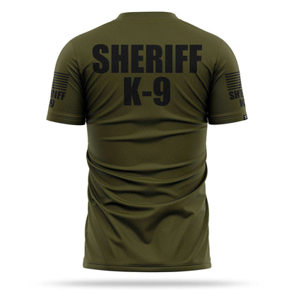[SHERIFF K9] Men's Performance Shirt [GRN/BLK]-13 Fifty Apparel