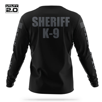 [SHERIFF K9] Men's Utility 2.0 Long Sleeve [BLK/GRY]-13 Fifty Apparel