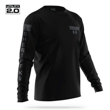 [SHERIFF K9] Men's Utility 2.0 Long Sleeve [BLK/GRY]-13 Fifty Apparel