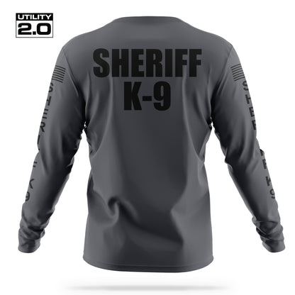 [SHERIFF K9] Men's Utility 2.0 Long Sleeve [CHAR/BLK]-13 Fifty Apparel