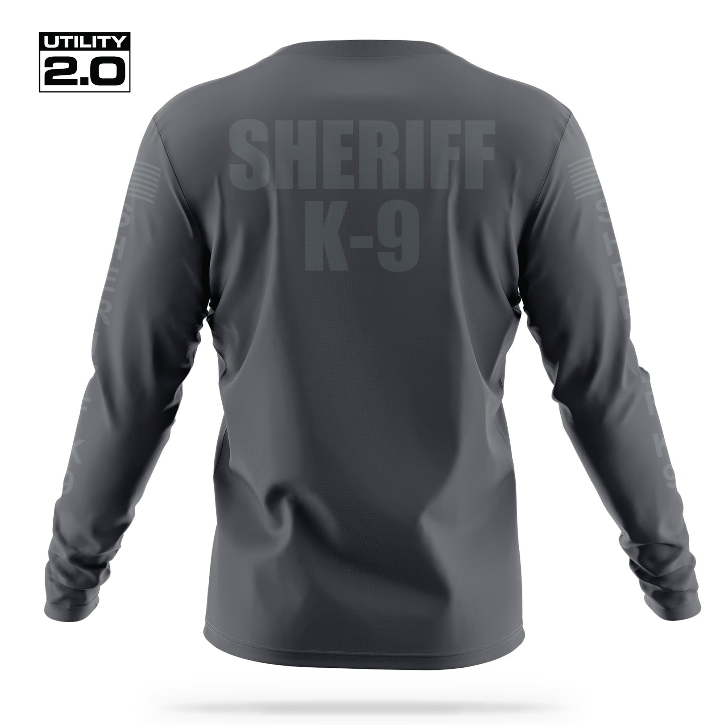 [SHERIFF K9] Men's Utility 2.0 Long Sleeve [CHAR/GRY]-13 Fifty Apparel