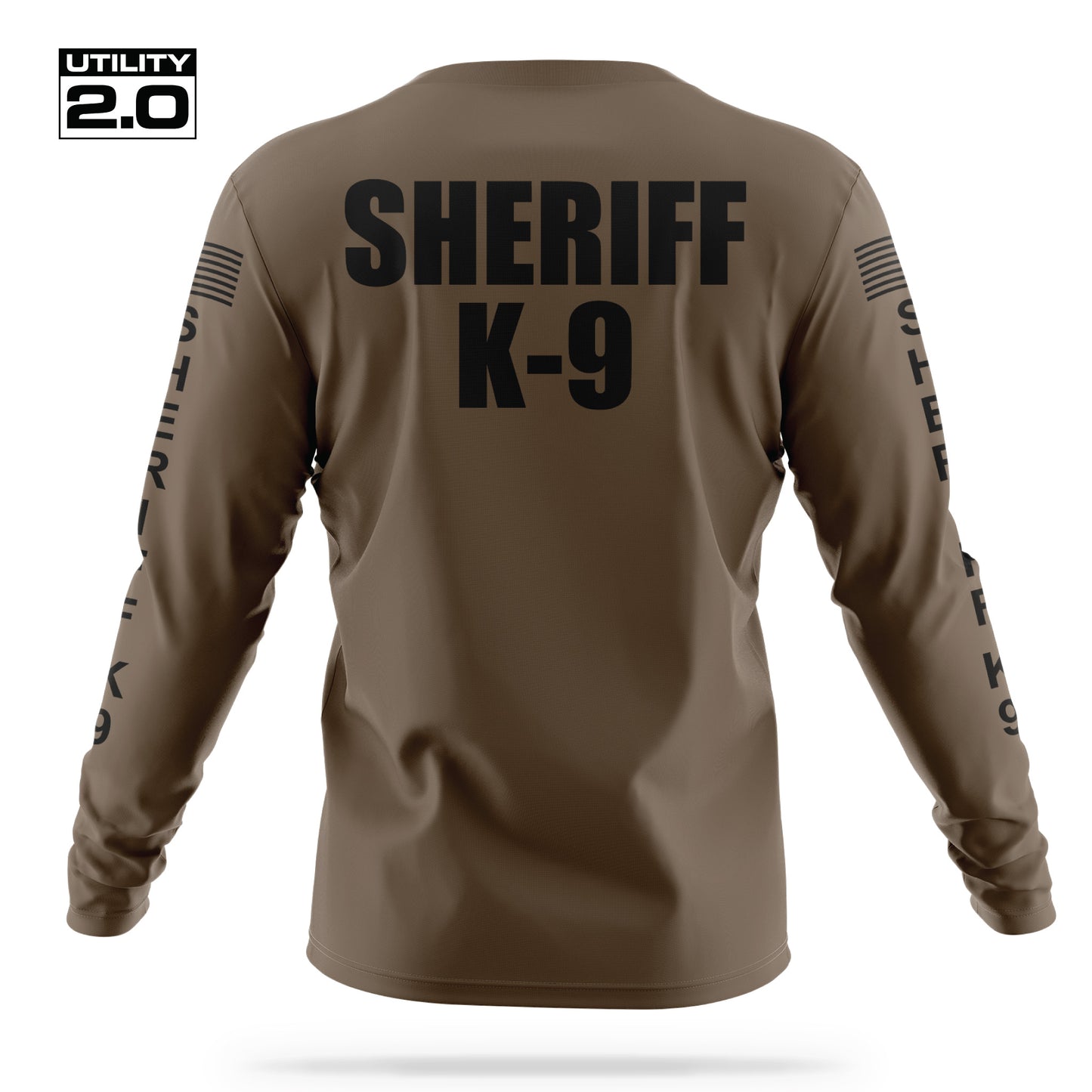 [SHERIFF K9] Men's Utility 2.0 Long Sleeve [CIGA/BLK]-13 Fifty Apparel
