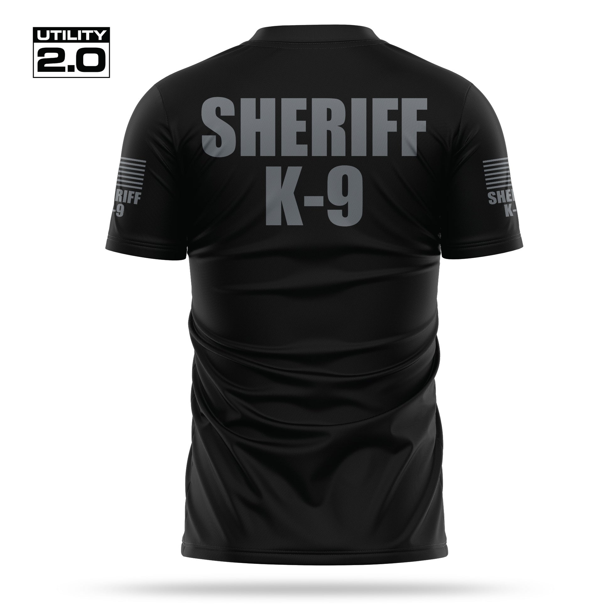 [SHERIFF K9] Men's Utility 2.0 Short Sleeve [BLK/GRY]-13 Fifty Apparel