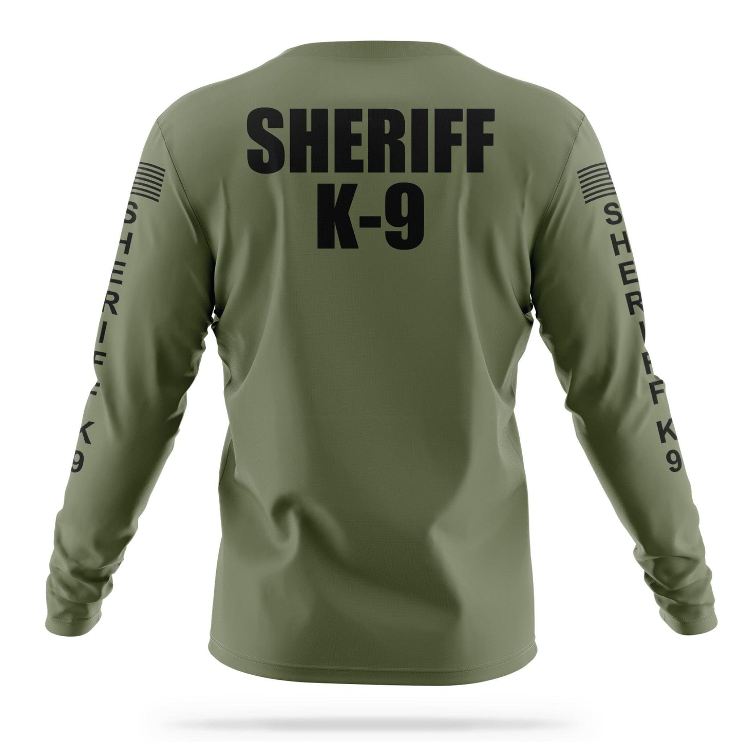 [SHERIFF K9] Men's Utility Long Sleeve [GRN/BLK]-13 Fifty Apparel