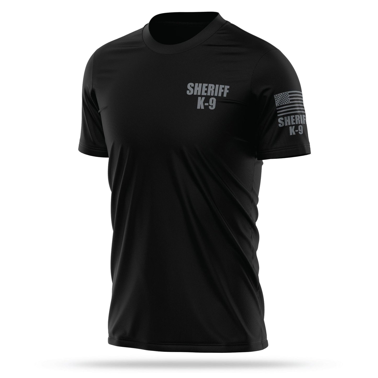 [SHERIFF K9] Men's Utility Shirt [BLK/GRY]-13 Fifty Apparel
