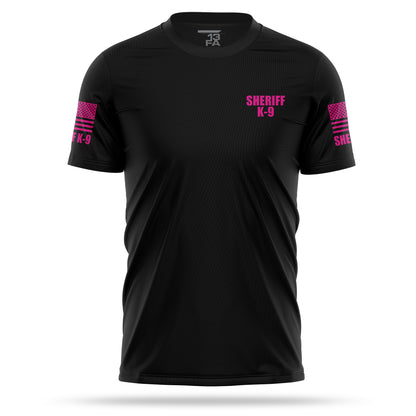 [SHERIFF K9] Men's Utility Shirt [BLK/PNK]-13 Fifty Apparel