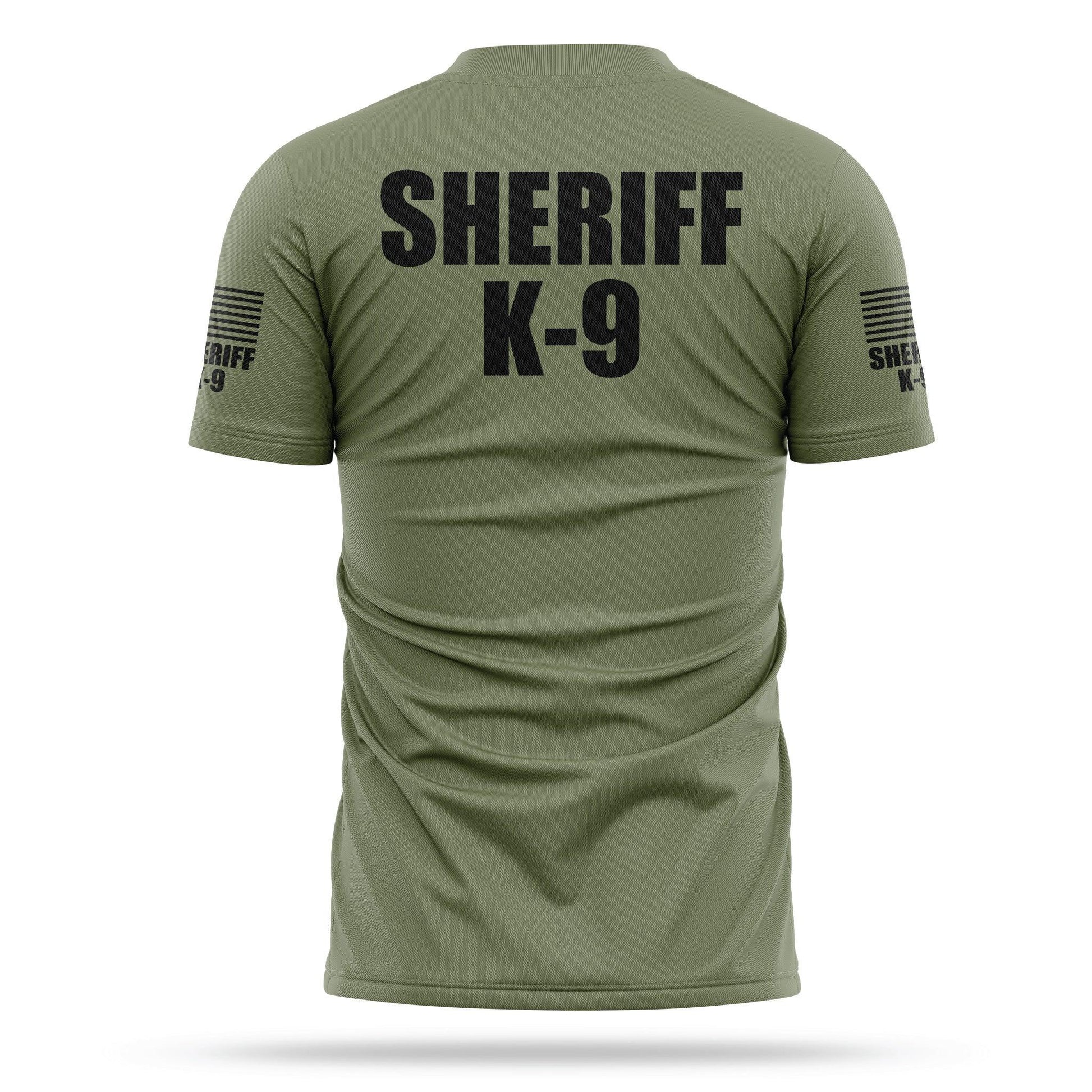 [SHERIFF K9] Men's Utility Shirt [GRN/BLK]-13 Fifty Apparel