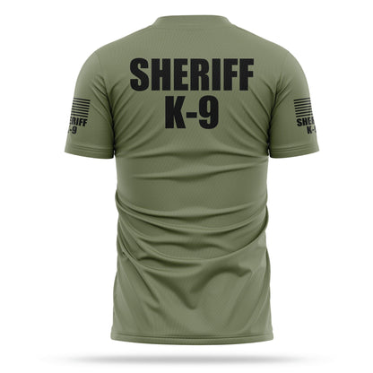 [SHERIFF K9] Men's Utility Shirt [GRN/BLK]-13 Fifty Apparel