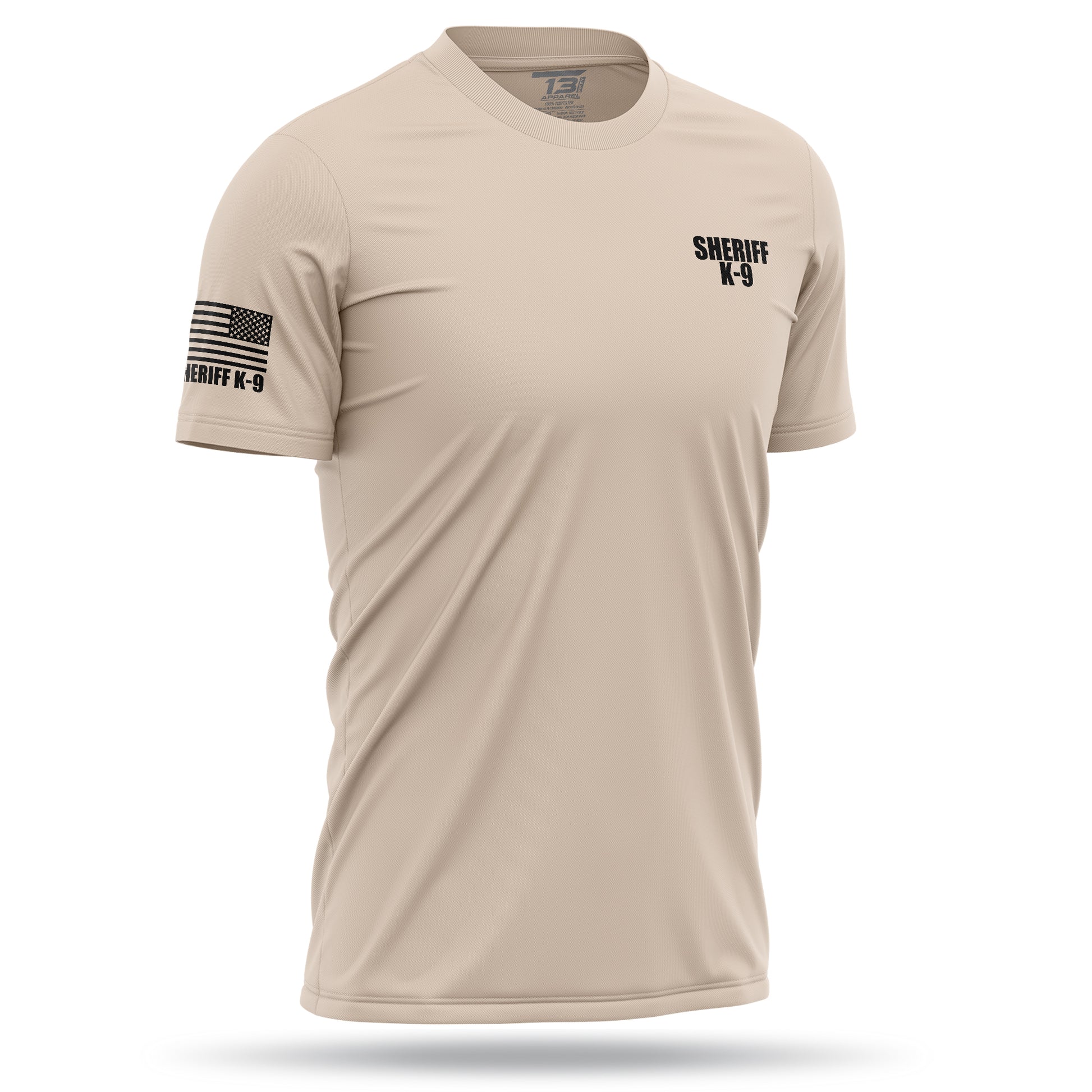 [SHERIFF K9] Men's Utility Shirt [SND/BLK]-13 Fifty Apparel