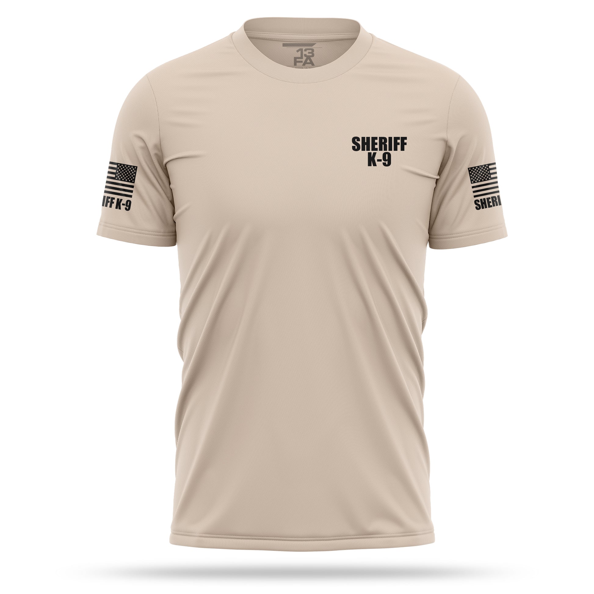 [SHERIFF K9] Men's Utility Shirt [SND/BLK]-13 Fifty Apparel