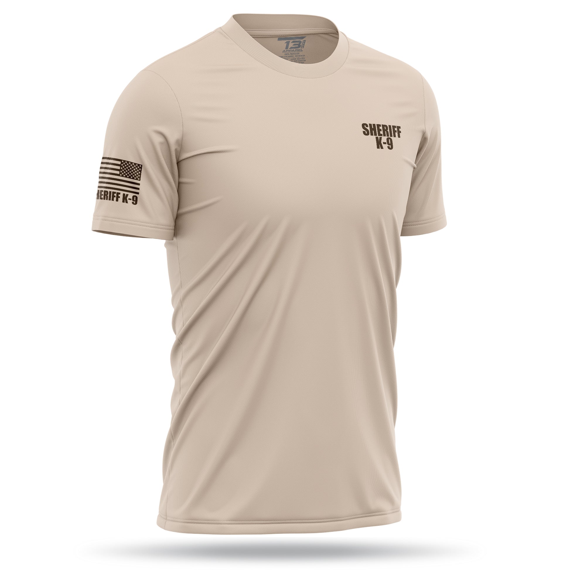 [SHERIFF K9] Men's Utility Shirt [SND/BRN]-13 Fifty Apparel