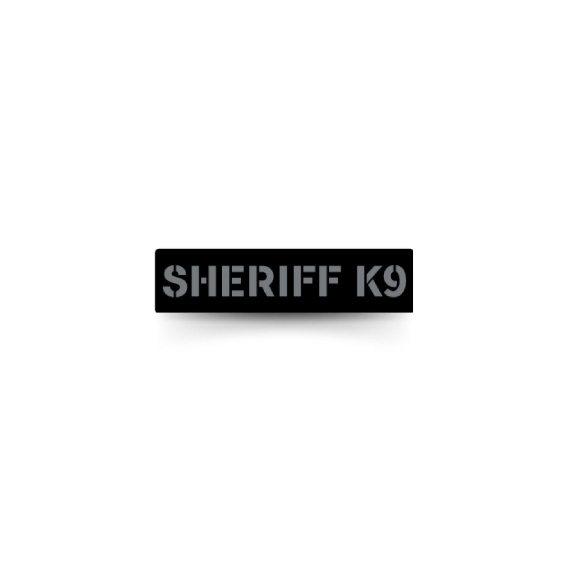 🎁 [SHERIFF K9] Operator PVC Patch [BLK/GRY] (100% off)-13 Fifty Apparel