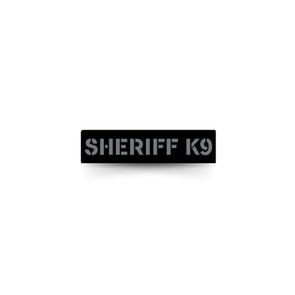 🎁 [SHERIFF K9] Operator PVC Patch [BLK/GRY] (100% off)-13 Fifty Apparel