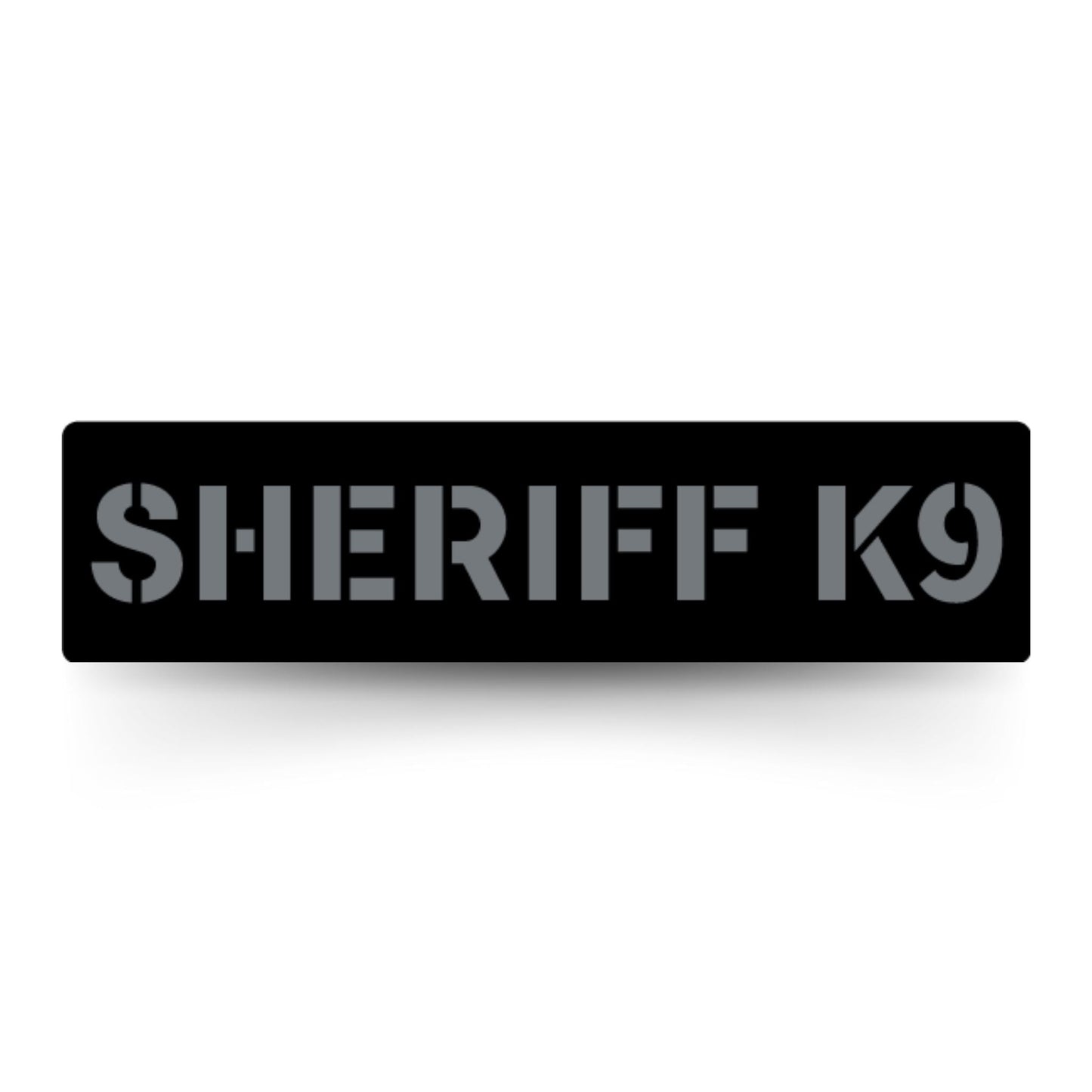 🎁 [SHERIFF K9] Operator PVC Patch [BLK/GRY] (100% off)-13 Fifty Apparel