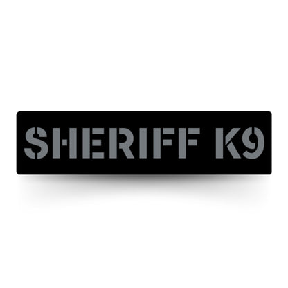 🎁 [SHERIFF K9] Operator PVC Patch [BLK/GRY] (100% off)-13 Fifty Apparel