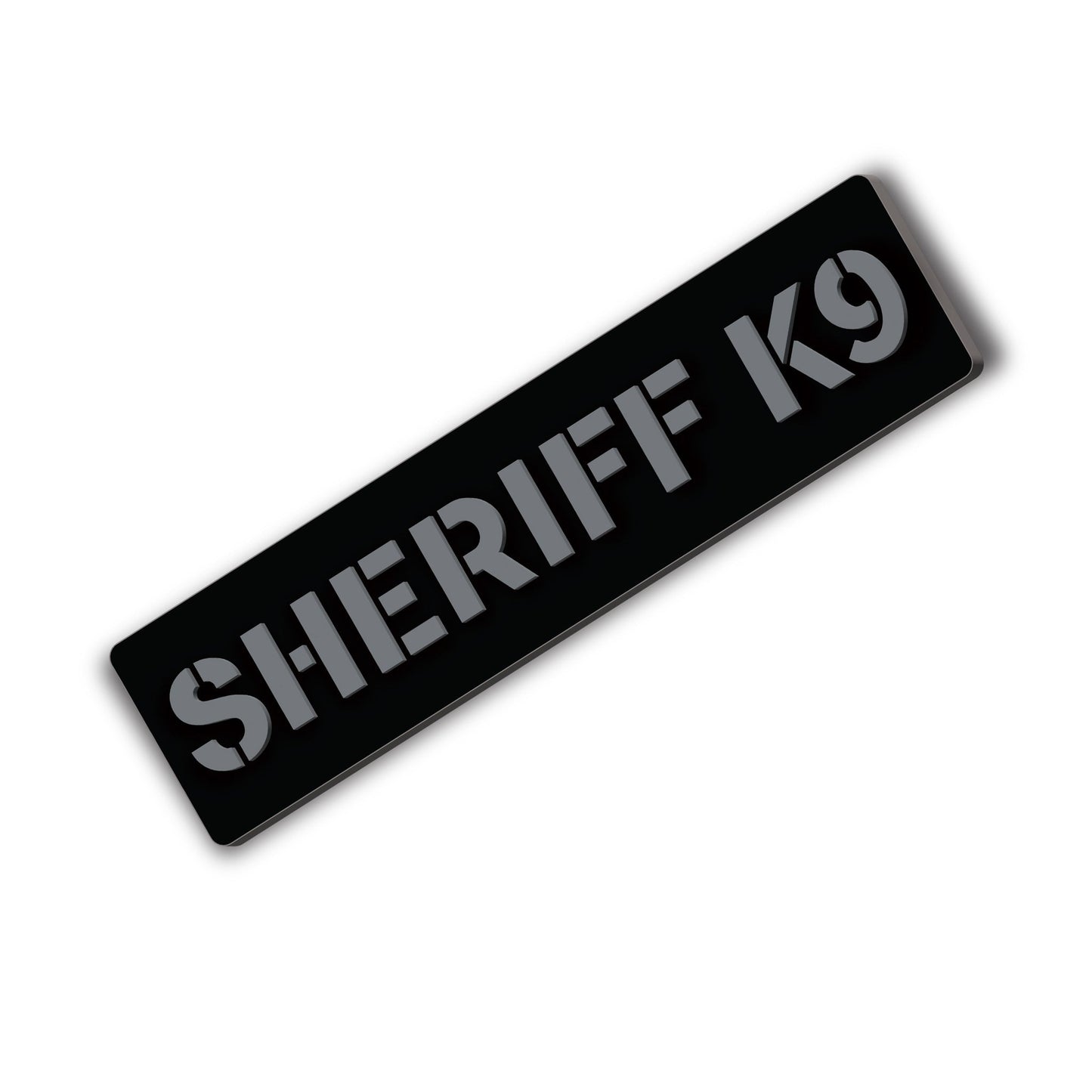 🎁 [SHERIFF K9] Operator PVC Patch [BLK/GRY] (100% off)-13 Fifty Apparel